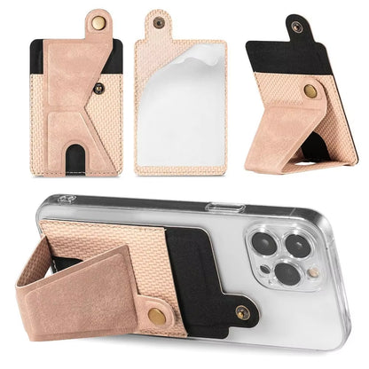 Adhesive Phone Credit Card Holder and Adjustable Phone Stand