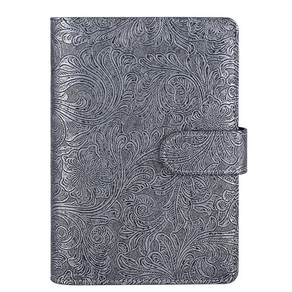 A6/A5 Vintage Embossed PU Leather DIY Binder Notebook Cover Diary Agenda Planner Paper Cover School Stationery