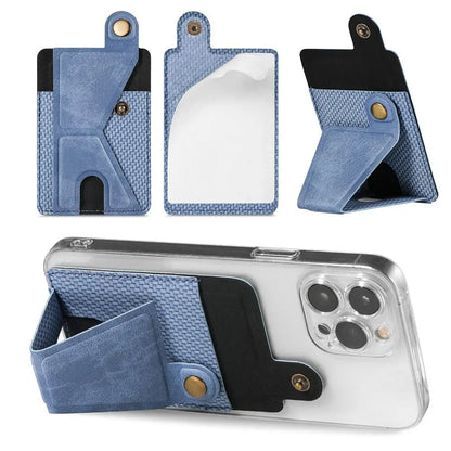 Adhesive Phone Credit Card Holder and Adjustable Phone Stand